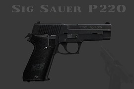 Sig Sauer P220 the tub