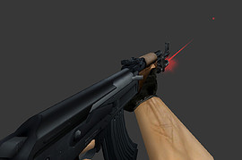 AK with lasersight