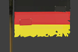 German Buff Banner Flag