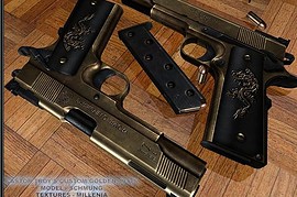 Castor Troy s Custom Golden 1911 s