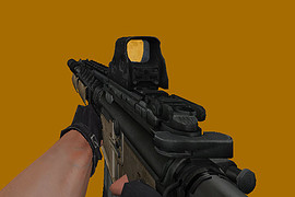 CoD:MW2 scoped m4a1 with silencer