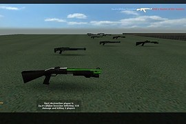 Black And Green Shotgun