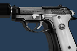 Beretta Tomcat Silenced (Gold & Silver)