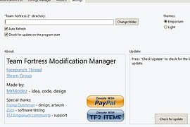 Team Fortress Modification Manager