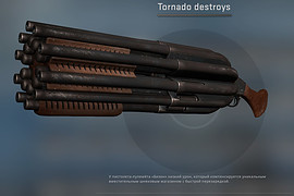 Tornado destroys