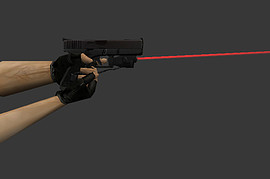 Glock 18 with lasersight