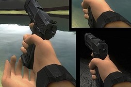 HL2 pistol retextured
