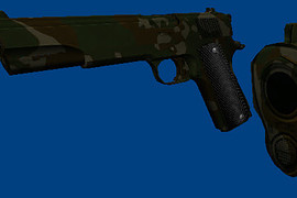 Colt M1911 Dark-Green Camo