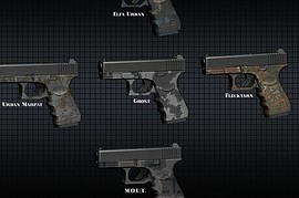 Furious Glock 19 On Camo