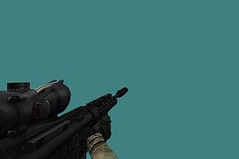 COD4 Style M4A1+ACOG AIMABLE