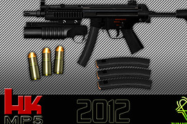 HK MP5A7 with short M203