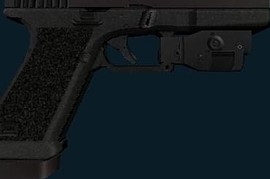 Solid Black Glock