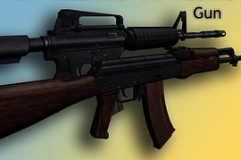 kalashinov m4 machinegun replacement