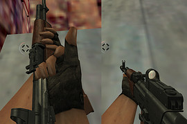 AK47 with Cobra Collimator