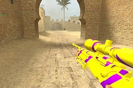 yellow purple awp