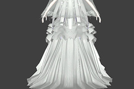 Haku wedding dress