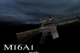 Twink s M16A1 Recolor+Aimpoint