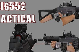 SIG552 Tactical W Working LAM
