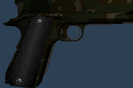 Colt M1911 Dark-Green Camo