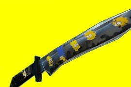 the simpsons knife