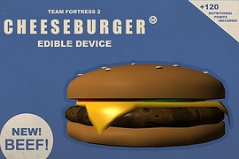 Cheeseburger Edible Device