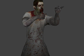 Zombie hospital patient