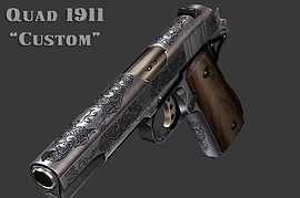 quads 1911 custom engraved