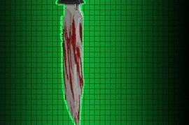 Black bloody CZ knife