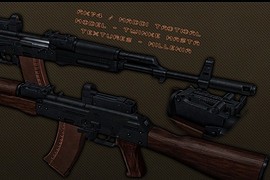 AK-47 w bakelite mag