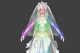 Haku wedding dress