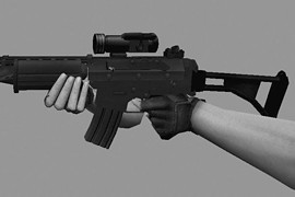 Dark Elfas FN FNC Converted For SG552