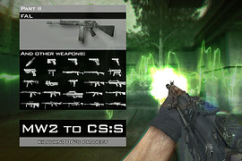 CoD MW2 Weapons Pack