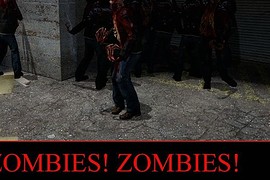 Black shirt zombie