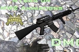 M16A4 on MW2 Animations