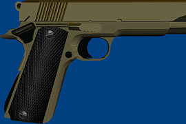 Colt M1911 Gold/Silver Chrome