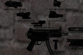 MP5K in 6 variations