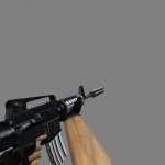 m4 Silver Black & White