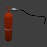 Газовый балон со шлангом