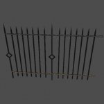 RailingSpiked