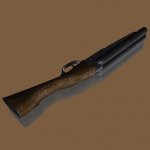 Sawed off shotgun